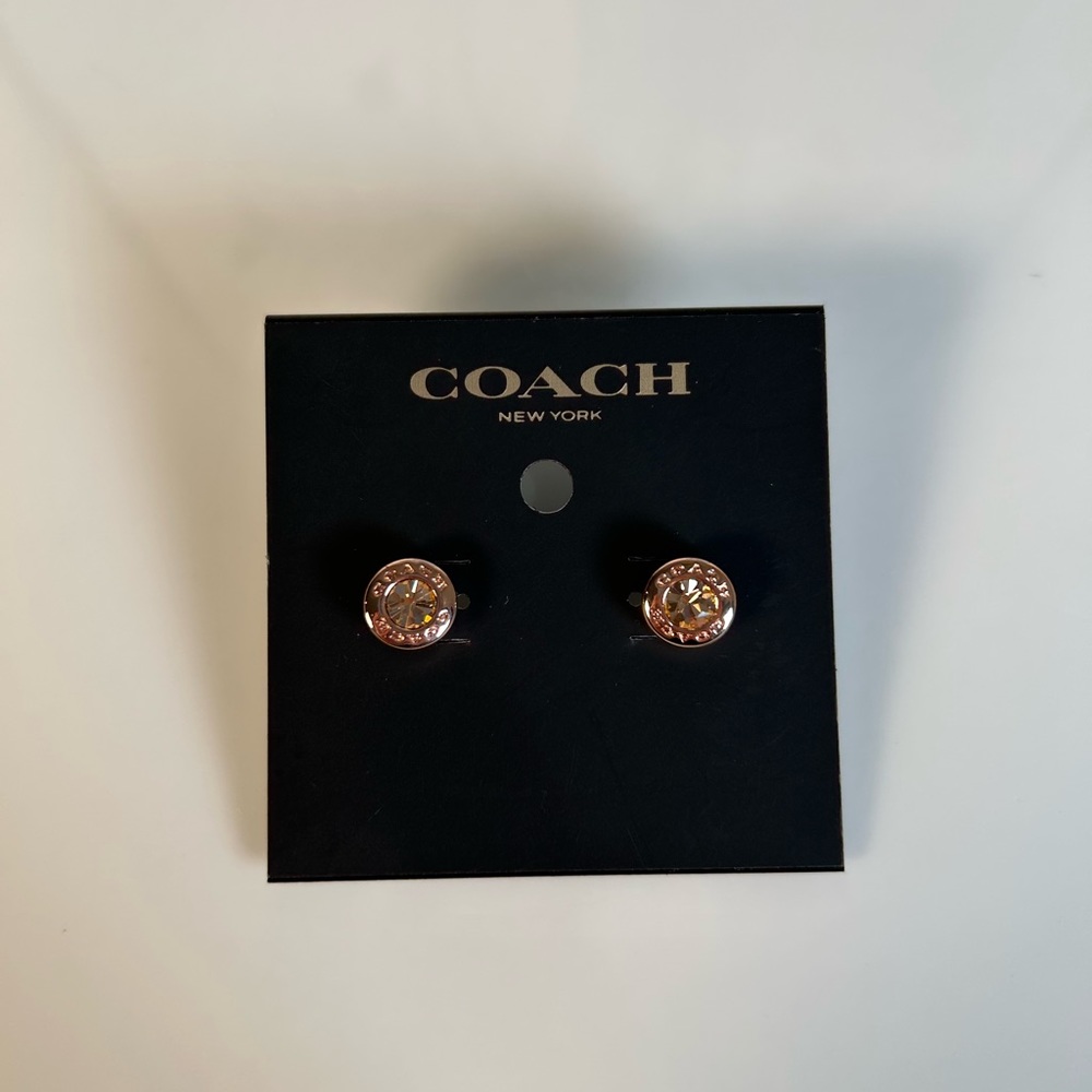 New Coach necklace and earrings set Gift for Valentines - Picture 3 of 4